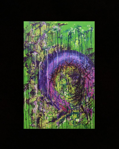 Sinner Saint Human (120.2cm x 80cm x 1.8) Anya Alchemist